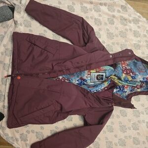 Burton Women's Ski Jacket - Burgundy